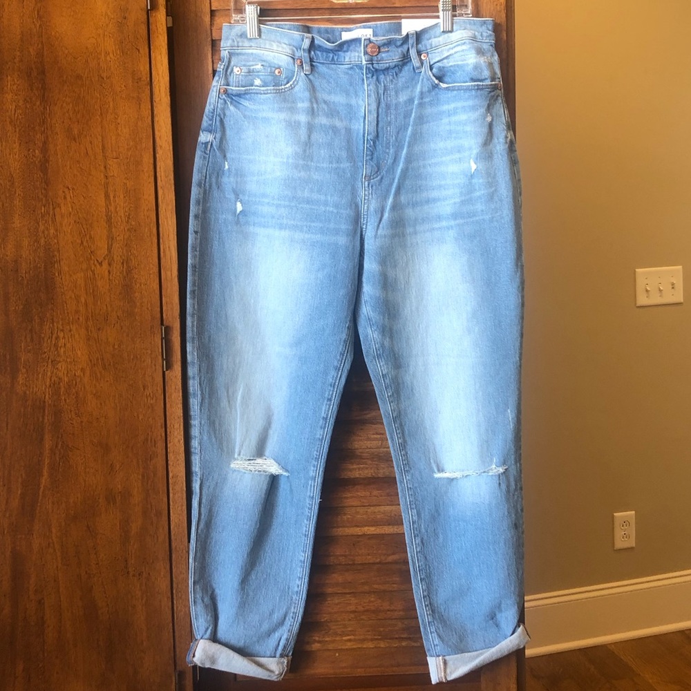 LOFT High Waist Boyfriend Jeans- size 29(8)